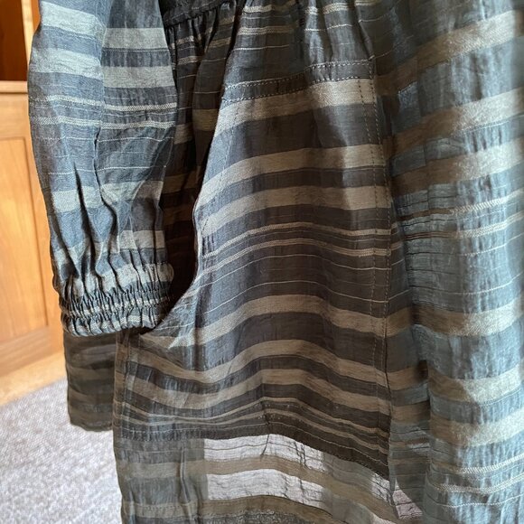 NWT Anthropologie Long-Sleeve Zip-Front Mini Dress XS/Oversized - Picture 7 of 10